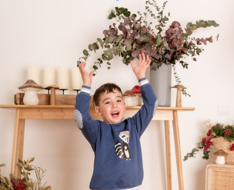 SUDADERA NIÑO MAPACHE MON PETIT BONBON