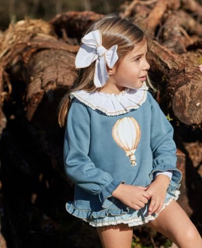 SUDADERA NIÑA+BRAGA TELA MRT CONEJOS LA MARTINICA