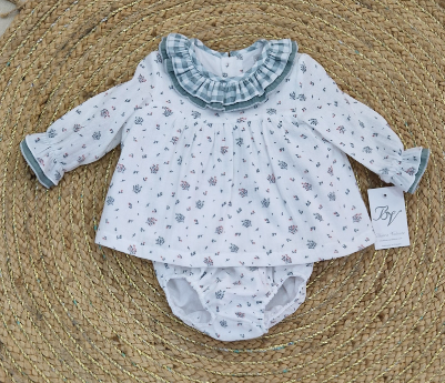 JESUSITO ESTAMPADO FLORAL BLANCA VALIENTE