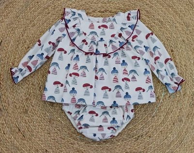 JESUSITO  MUÑECAS AZUL/GRANATE BABINÉ