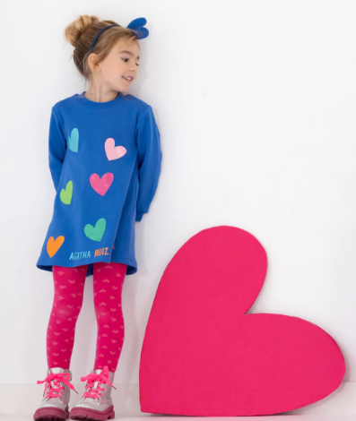 VESTIDO CON LEOTARDO AZUL ELÉCTRICO  COLECCIÓN GLITTER AGATHA RUIZ DE LA PRADA
