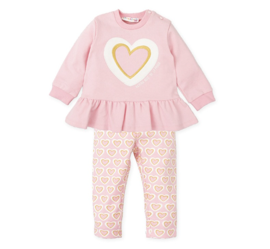 CONJUNTO 2 PIEZAS ROSA COLECCIÓN SUGAR COTTON AGATHA RUIZ DE LA PRADA