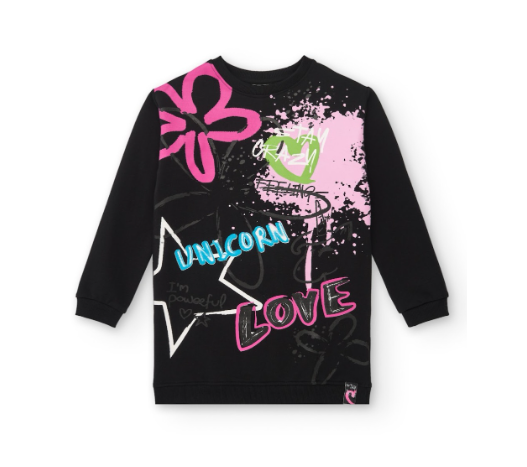 VESTIDO FELPA COLECCIÓN  CRAZY FEELINGS TUC TUC