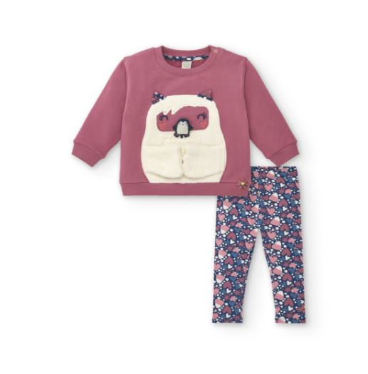 SUDADERA FELPA  LEGGING NIÑA COLECCIÓN FREEZY TUC TUC