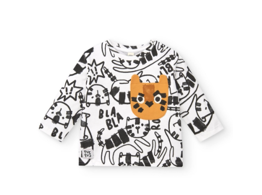 CAMISETA PUNTO CARTOON CALLING TUC TUC