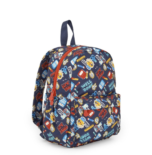 MOCHILA ESTAMPADA PLANA COLECCIÓN BIG BRAINS TUC TUC