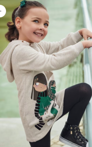 VESTIDO. MUÑECA COLOR PIEDRA VIGORÉ MAYORAL R. 4930